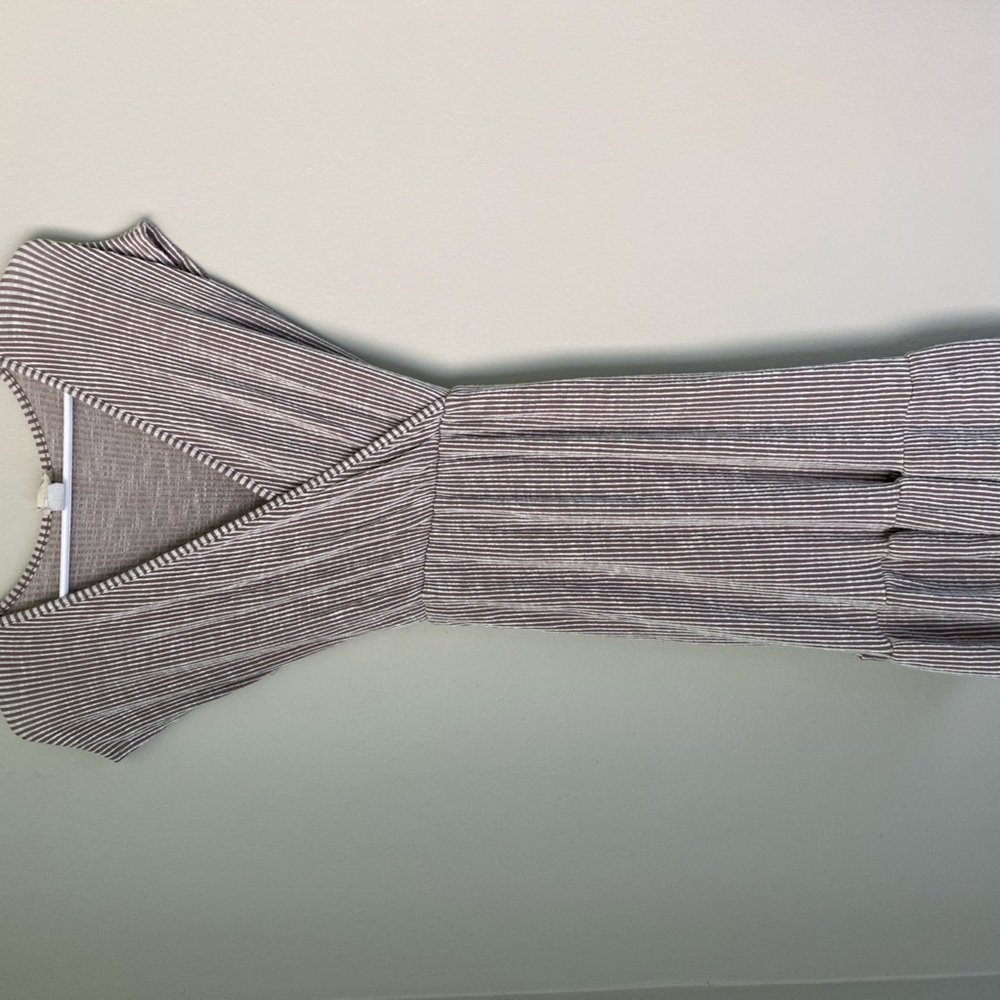 Caution to the wind dress striped size small